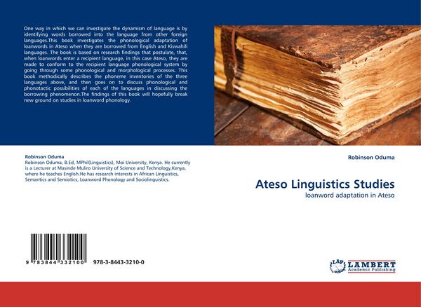 Produktbild: Ateso Linguistics Studies