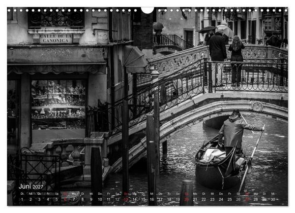 Produktbild: Venedig - Licht und Schatten (Wandkalender 2027 DIN A3 quer), CALVENDO Monatskalender