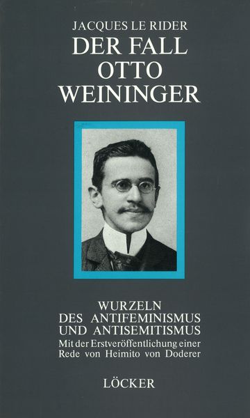 Produktbild: Der Fall Otto Weininger
