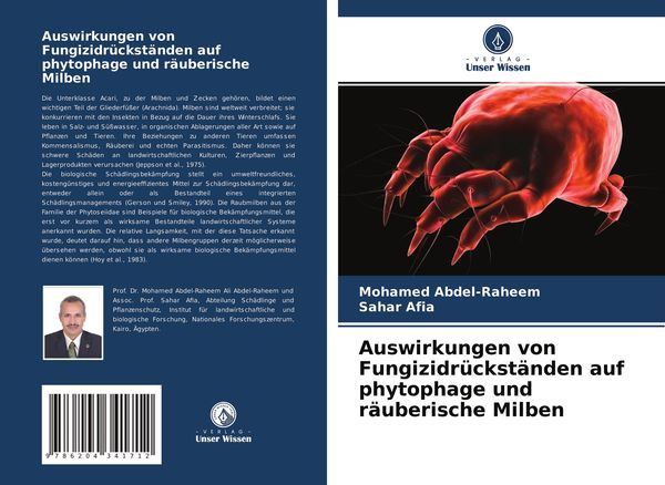 Produktbild: Auswirkungen von Fungizidr&uuml;ckst&auml;nden auf phytophage und r&auml;uberische Milben