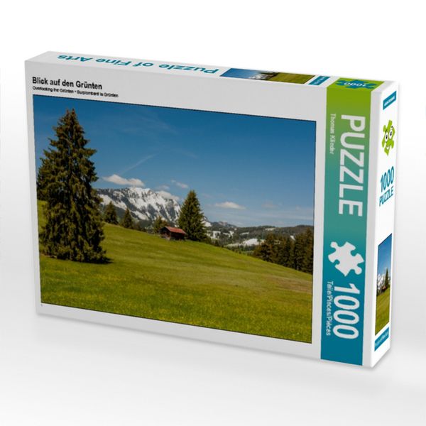 Produktbild: CALVENDO Puzzle Blick auf den Gr&uuml;nten | 1000 Teile Lege-Gr&ouml;&szlig;e 64x48cm Foto-Puzzle f&uuml;r gl&uuml;ckliche Stunden