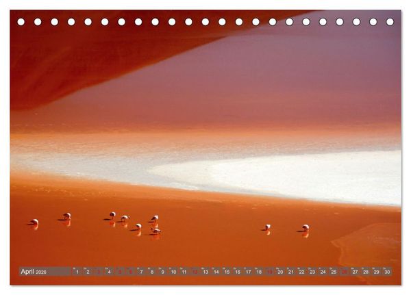 Produktbild: Bolivien - Eine Wanderreise (Tischkalender 2026 DIN A5 quer), CALVENDO Monatskalender