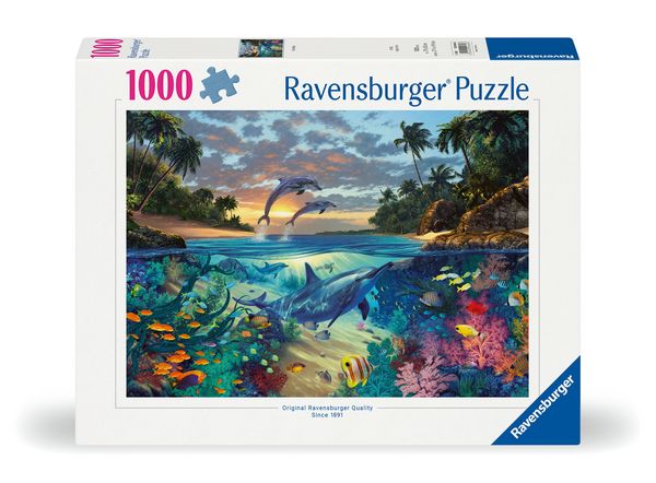 Produktbild: Erwachsenenpuzzle 1000 Teile - Korallenbucht
