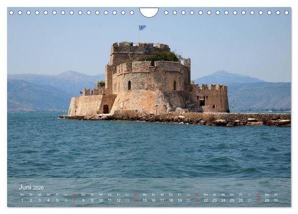 Produktbild: Nafplio &ndash; griechische Perle des Peloponnes (Wandkalender 2026 DIN A4 quer), CALVENDO Monatskalender