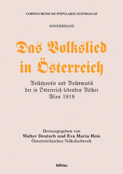 Produktbild: Das Volkslied in &Ouml;sterreich