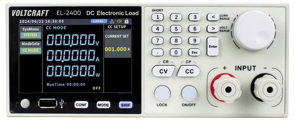 Produktbild: VOLTCRAFT EL-2400 Elektronische Last 600 V/DC 40A 400W