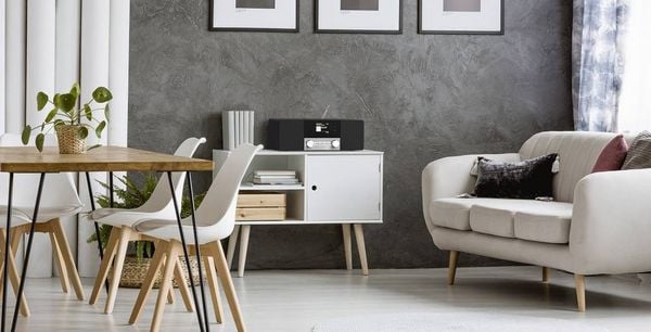 Produktbild: TechniSat DIGITRADIO 4 C Tischradio DAB+, UKW, DAB Bluetooth&reg; Schwarz, Silber