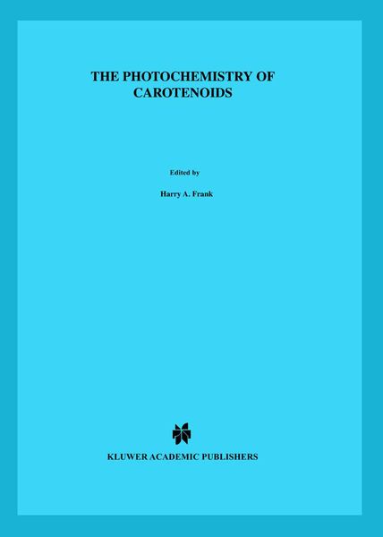 Produktbild: The Photochemistry of Carotenoids