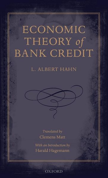 Produktbild: Economic Theory of Bank Credit