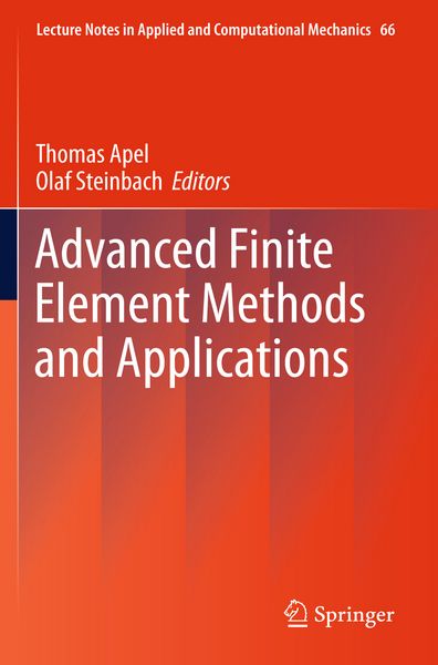 Produktbild: Advanced Finite Element Methods and Applications