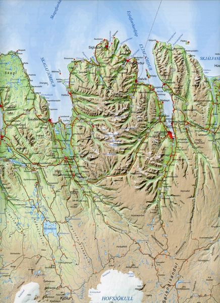 Produktbild: Island Touring Map 1 : 600 000. Ferdakort
