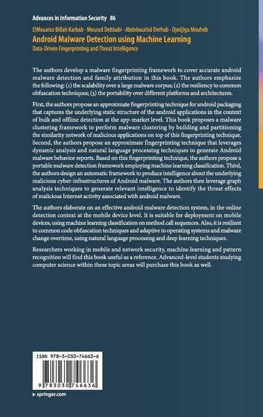 Produktbild: Android Malware Detection using Machine Learning