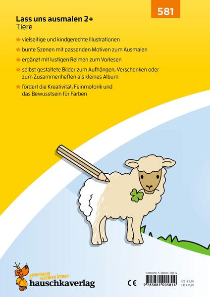 Produktbild: Lass uns ausmalen &ndash; Mein Ausmalbuch ab 2 - Tiere