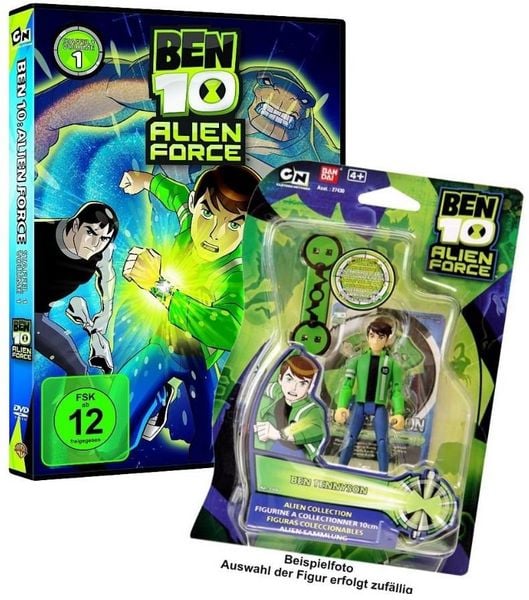 Produktbild: Ben 10 Alien Force - Staffel 1 / Vol. 1 inkl. Bandai Actionfigur