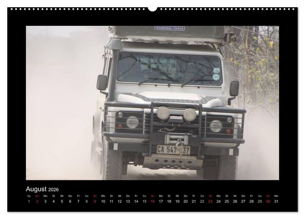 Produktbild: Land Rover Defender - Unterwegs in Afrika (Wandkalender 2026 DIN A2 quer), CALVENDO Monatskalender