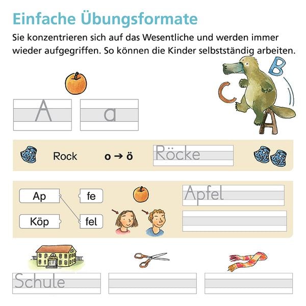Produktbild: Rechtschreiben mit Rico Schnabel, Klasse 1