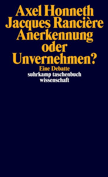Produktbild: Anerkennung oder Unvernehmen?