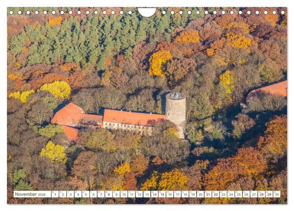 Produktbild: Der Fl&auml;ming aus der Vogelperspektive (Wandkalender 2026 DIN A4 quer), CALVENDO Monatskalender