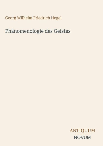 Produktbild: Ph&auml;nomenologie des Geistes