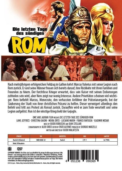 Produktbild: Die letzten Tage des s&uuml;ndigen Rom