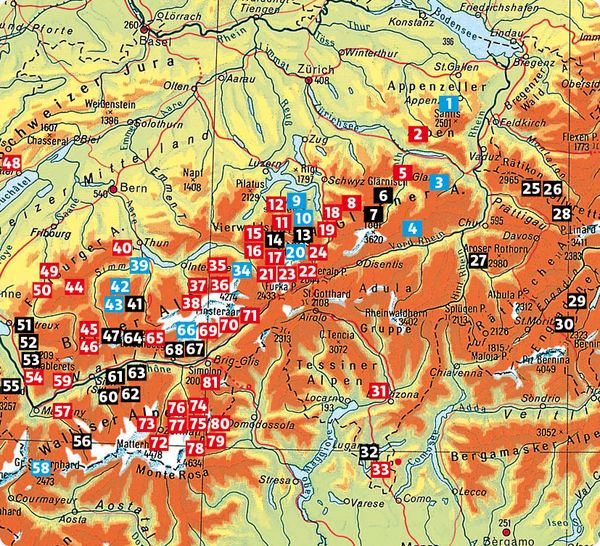 Produktbild: Klettersteige Schweiz