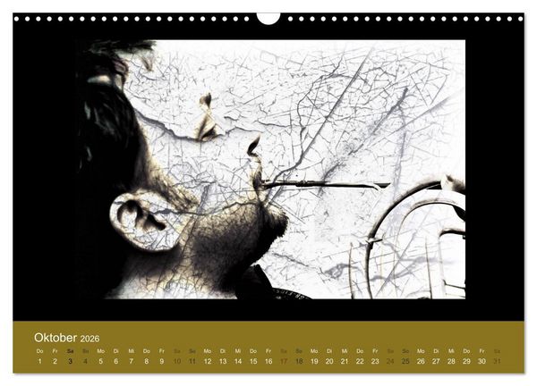 Produktbild: Klangbilder Instrumental-KUNST (Wandkalender 2026 DIN A3 quer), CALVENDO Monatskalender