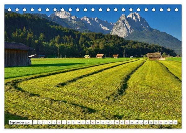Produktbild: Mein Werdenfelser Land (Tischkalender 2026 DIN A5 quer), CALVENDO Monatskalender