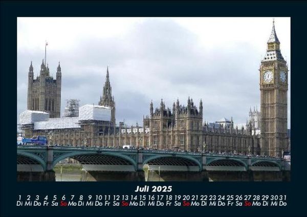 Produktbild: London 2025 Fotokalender DIN A5