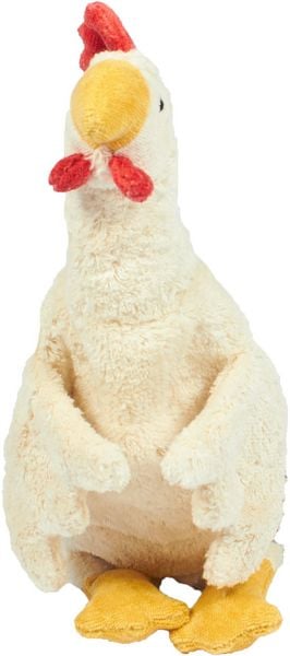 Kuscheltier Huhn klein weiß