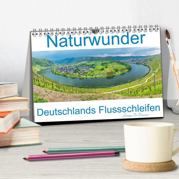 Produktbild: Naturwunder - Deutschlands Flussschleifen (Tischkalender 2027 DIN A5 quer), CALVENDO Monatskalender