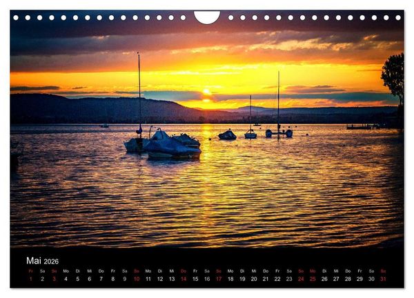 Produktbild: Bodensee-Schiffe und Boote (Wandkalender 2026 DIN A4 quer), CALVENDO Monatskalender