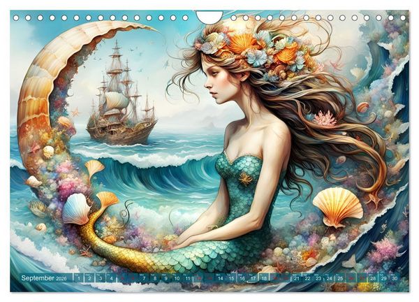 Produktbild: Conch queens (Wall Calendar 2026 DIN A4 landscape), CALVENDO 12 Month Wall Calendar