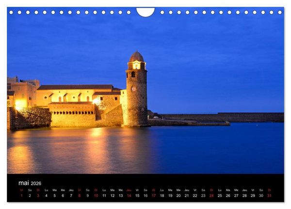 Produktbild: Le port de Collioure (Calendrier mural 2026 DIN A4 vertical), CALVENDO calendrier mensuel