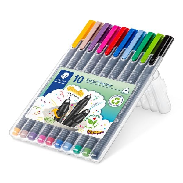 Produktbild: STAEDTLER Fineliner triplus 10er Set