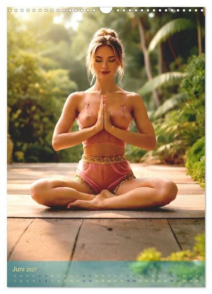 Produktbild: Sinnliches Yoga (Wandkalender 2027 DIN A3 hoch), CALVENDO Monatskalender