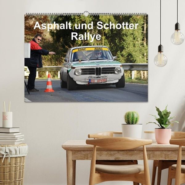 Produktbild: Asphalt und Schotter Rallye (Wandkalender 2026 DIN A2 quer), CALVENDO Monatskalender