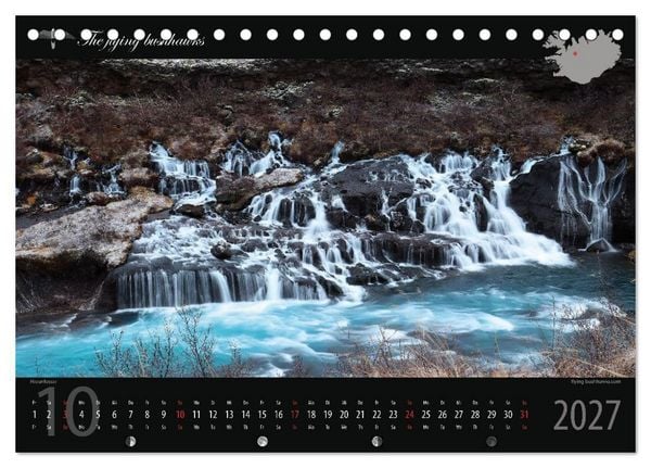 Produktbild: Island Blickwinkel 2027 (Tischkalender 2027 DIN A5 quer), CALVENDO Monatskalender