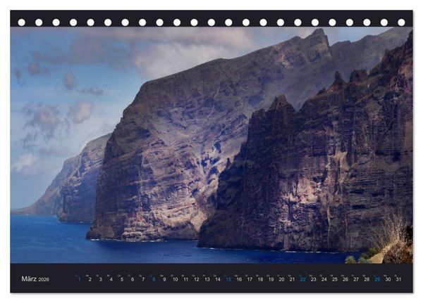Produktbild: wildes Teneriffa (Tischkalender 2026 DIN A5 quer), CALVENDO Monatskalender