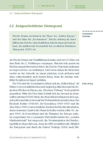 Produktbild: Biedermann und die Brandstifter von Max Frisch