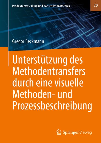 Produktbild: Unterst&uuml;tzung des Methodentransfers durch eine visuelle Methoden- und Prozessbeschreibung