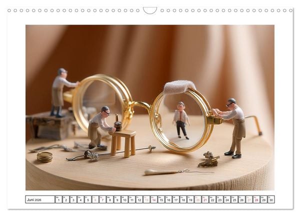 Produktbild: Kleine Helden &ndash; Gro&szlig;es Handwerk (Wandkalender 2026 DIN A3 quer), CALVENDO Monatskalender