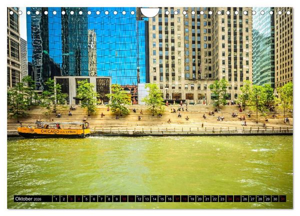 Produktbild: Chicago Impressionen (Wandkalender 2026 DIN A4 quer), CALVENDO Monatskalender