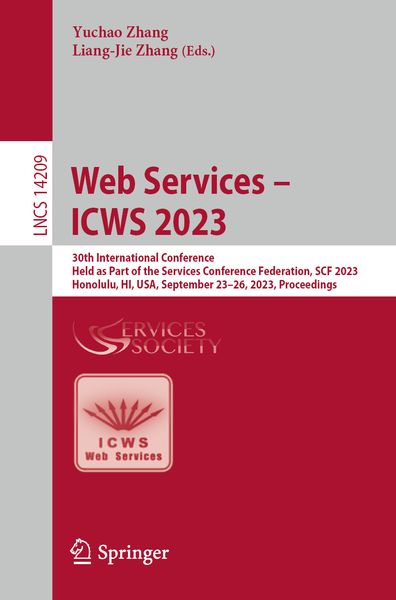 Produktbild: Web Services &ndash; ICWS 2023