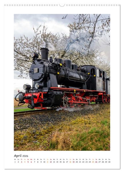 Produktbild: Faszination Museumsbahn (hochwertiger Premium Wandkalender 2026 DIN A2 hoch), Kunstdruck in Hochglanz