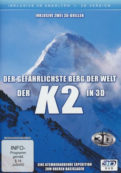 Der gefährlichste Berg der Welt - Der K2 in 3D (inkl. 2D/anaglyphe 3D-Version) (+ 2 3D-Brillen)