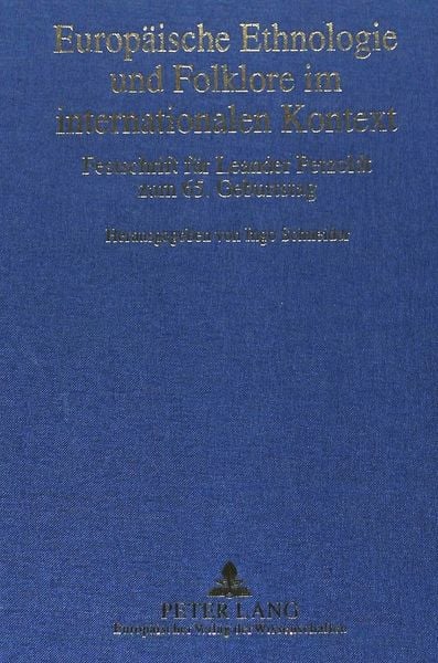 Produktbild: Europ&auml;ische Ethnologie und Folklore im internationalen Kontext