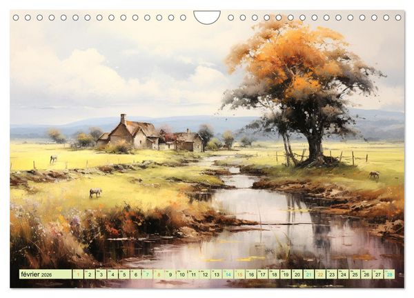 Produktbild: Une vie &agrave; la campagne (Calendrier mural 2026 DIN A4 vertical), CALVENDO calendrier mensuel