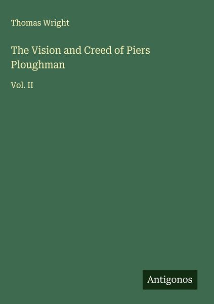 Produktbild: The Vision and Creed of Piers Ploughman
