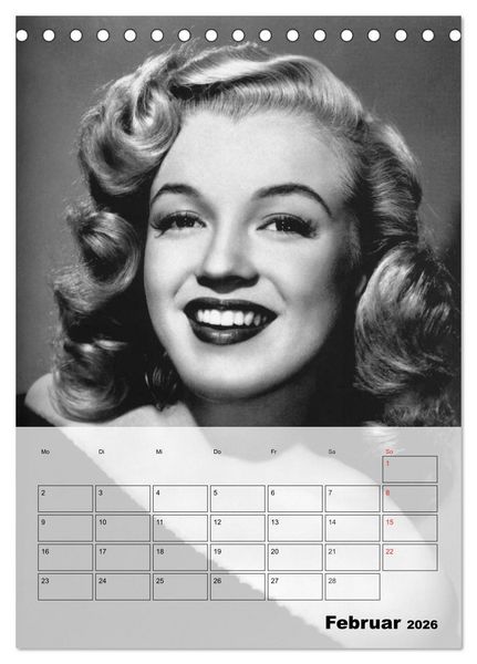 Produktbild: Filmstars der goldenen Leinwandjahre (Tischkalender 2026 DIN A5 hoch), CALVENDO Monatskalender