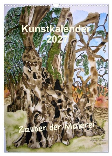 Produktbild: Kunstkalender 2027 - Zauber der Malerei (Wandkalender 2027 DIN A3 hoch), CALVENDO Monatskalender
